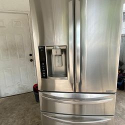 Lg 4 Door Stainless Steel Fridge