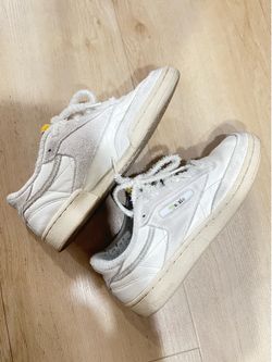 Danielle Guizio X Reebok Club C 85 Sneakers Women's Size 6.5 Chalk Cream