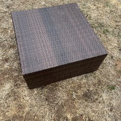 Patio Coffee Table Ottoman 