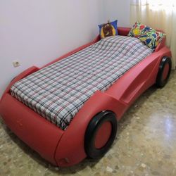 Twin Car Bed (Red)
