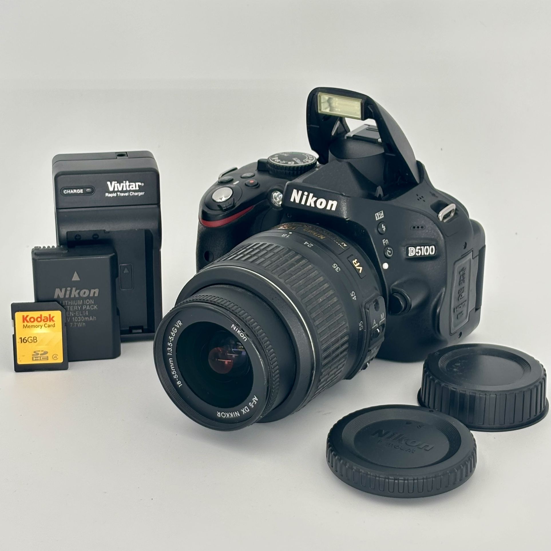 Nikon D5100 16.2MP SLR Digital Camera Bundle