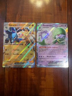 Pokemon Lucario EX 82/142 & Gardevoir EX 86/198 Ultra Rare Holo Lot of 2! NM