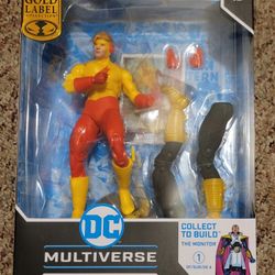 MCFARLANE TOYS DC MULTIVERSE KID FLASH GOLD LABEL MCFARLANE STORE EXCLUSIVE ACTION FIGURE