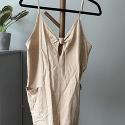 Beige Romper Size Medium