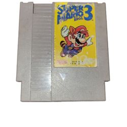 *Sign of wear *Super Mario Bros 3 for Nintendo NES 3 screw