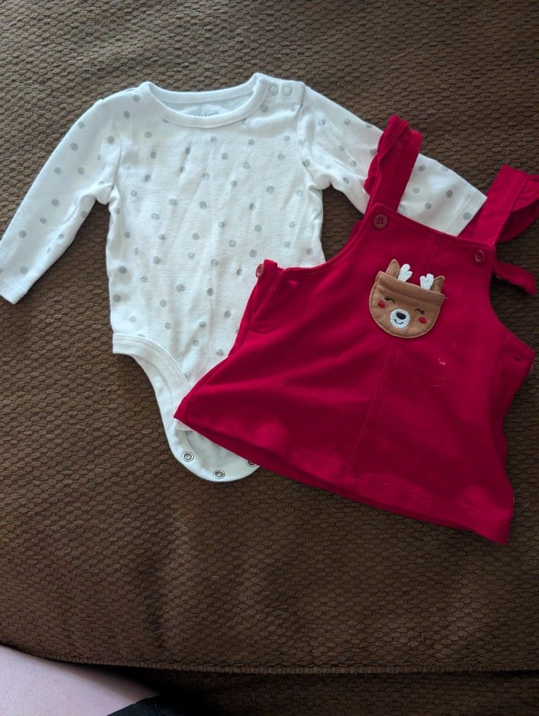 Infant Christmas Reindeer outfit