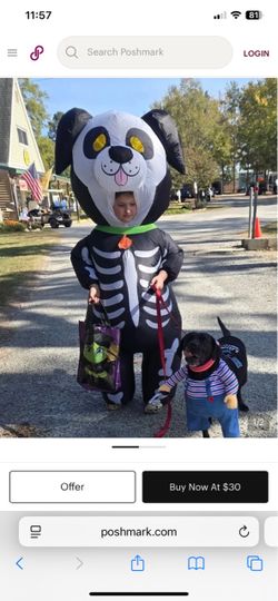 Inflatable halloween costume