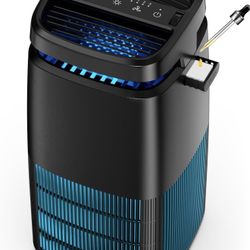 New 4-in-1 Air Purifiers for Home, Air Ionizer Negative Ion Generator, True H13 Filter