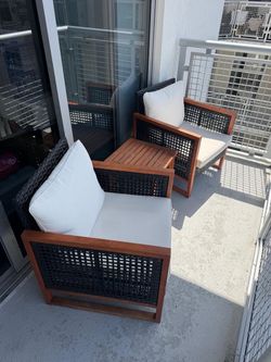 3 Piece Outdoor Patio Furniture Set