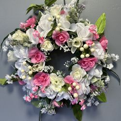 13” Floral Wreath 