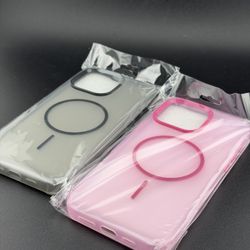 iPhone 16 pro max Case Black, pink