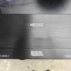 MB Quart 3000 Watt Sub Amp