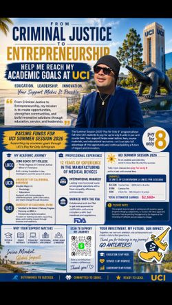 RAISING FUNDS FOR UCI SUMMER SESSION 2026