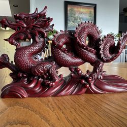 Chinese Feng Shui dragon statue