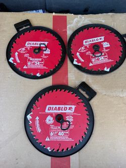 Diablo 6-1/2” Saw Blades (2 Framing + 1 Finish)