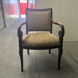 Vintage Cane-Back Chair — Mid-Century Style — Solid & Clean