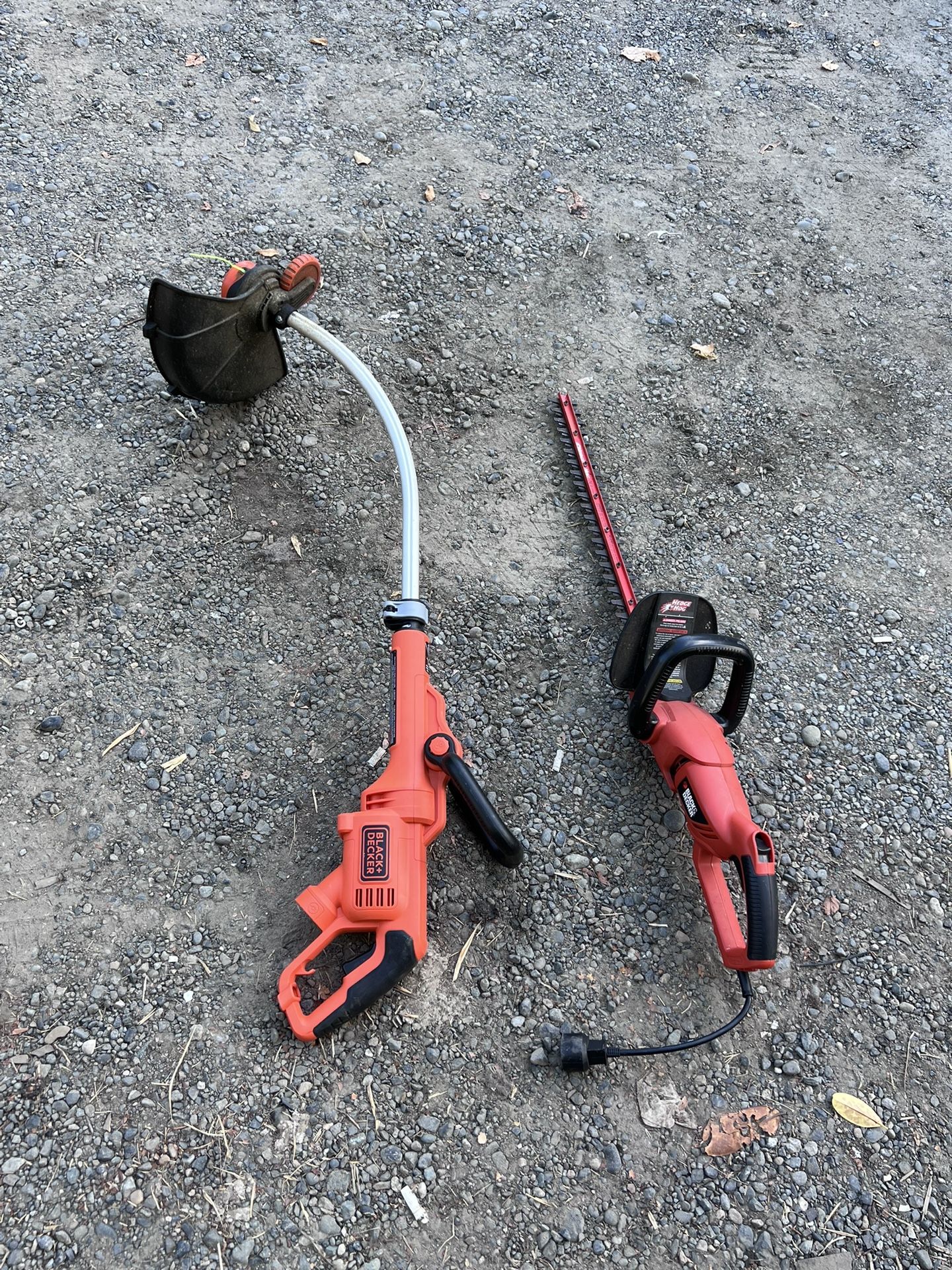 Electric Hedge Trimmer And Weed Eater
