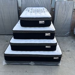Queen size mattress pillow top 12”      New mattress      Same day delivery      Brand new mattress    ☎️📱📲call or tex (213)713-74-89