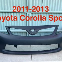 2011-2013 Toyota Corolla Sport Front Bumper