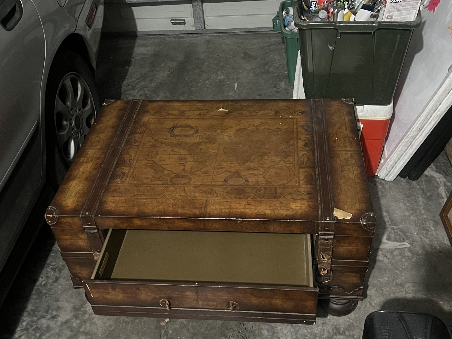 Incredibly Antique Chest Great For Any Room Statement