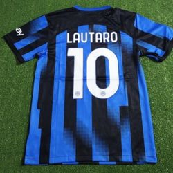 Inter # 10 Lautaro Soccer Jersey. 