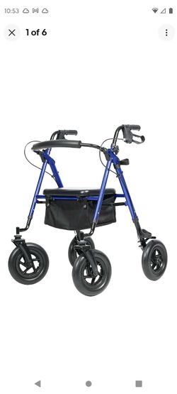 Elenker Rollator walker blue