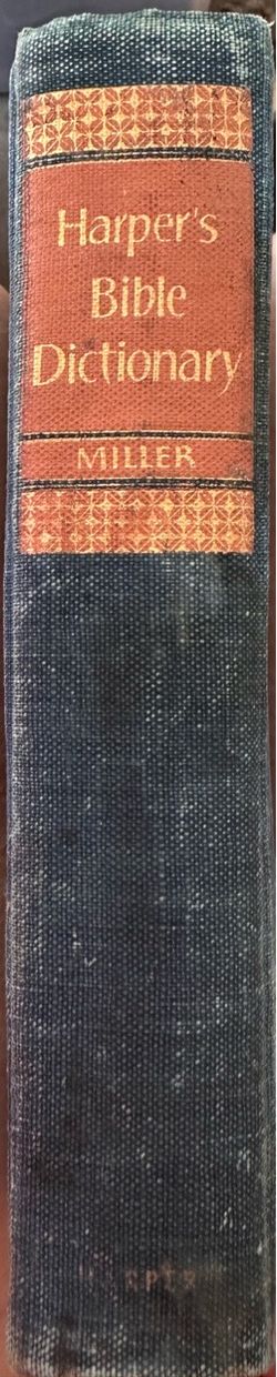 Vintage Harper's Bible Dictionary Hardcover (1950s/1960s) - Miller