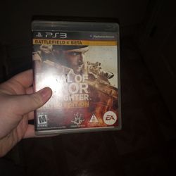 PS3 Medal Of Honor War fighter Game