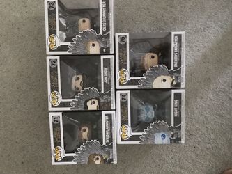 Funko pop game of thrones set of 5 on throne got READ
