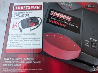 Sears 12. Volt inflator