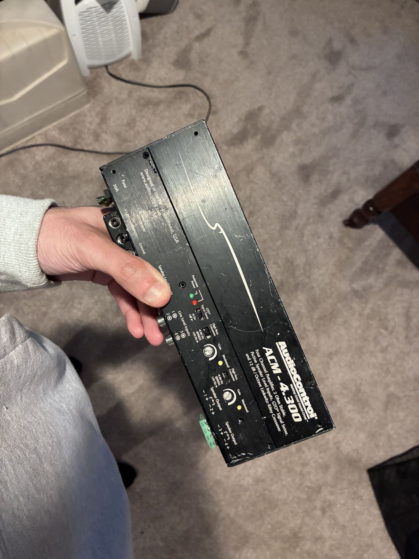 AudioControl ACM-4.300 ACM Series 75W x 4 @2Ohms, 300W Max Power Class D 4-Channel Car Amplifier