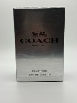 * Coach New York Platinum EDP – BIG BOTTLE 3.3 oz (100 mL) – New & Sealed