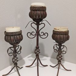 Antique Candle Holders