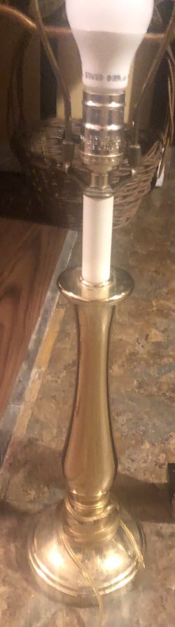 Vintage brass lamp