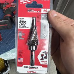 New Milwaukee Shockwave Impact Duty Step Drill Bit -
