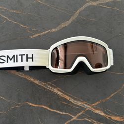 Smith Rascal Kids Ski Winter Goggles - White - Snowboard Snow Jet Ski
