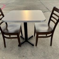 3pc Wooden Chairs/Table Set $25 Each