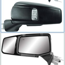 Custom Fit Towing Mirror for 2019-2024 Silverado 1500, Sierra 1500
