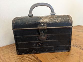 Vintage Metal Lunch Box / Lunch Pail – Industrial