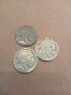 3 Indian Head Nickles