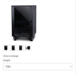 15u Rack  w/ DC Fans