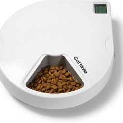 Cat Mate C500 Automatic 5 Bowl Digital Timer-Controlled Pet Feeder