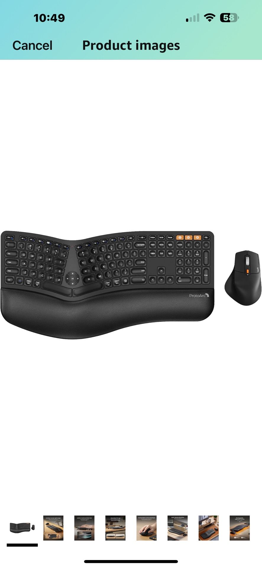 Wireless Keyboard With Mouse