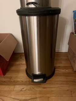 Stainless Steel Step Trash Can