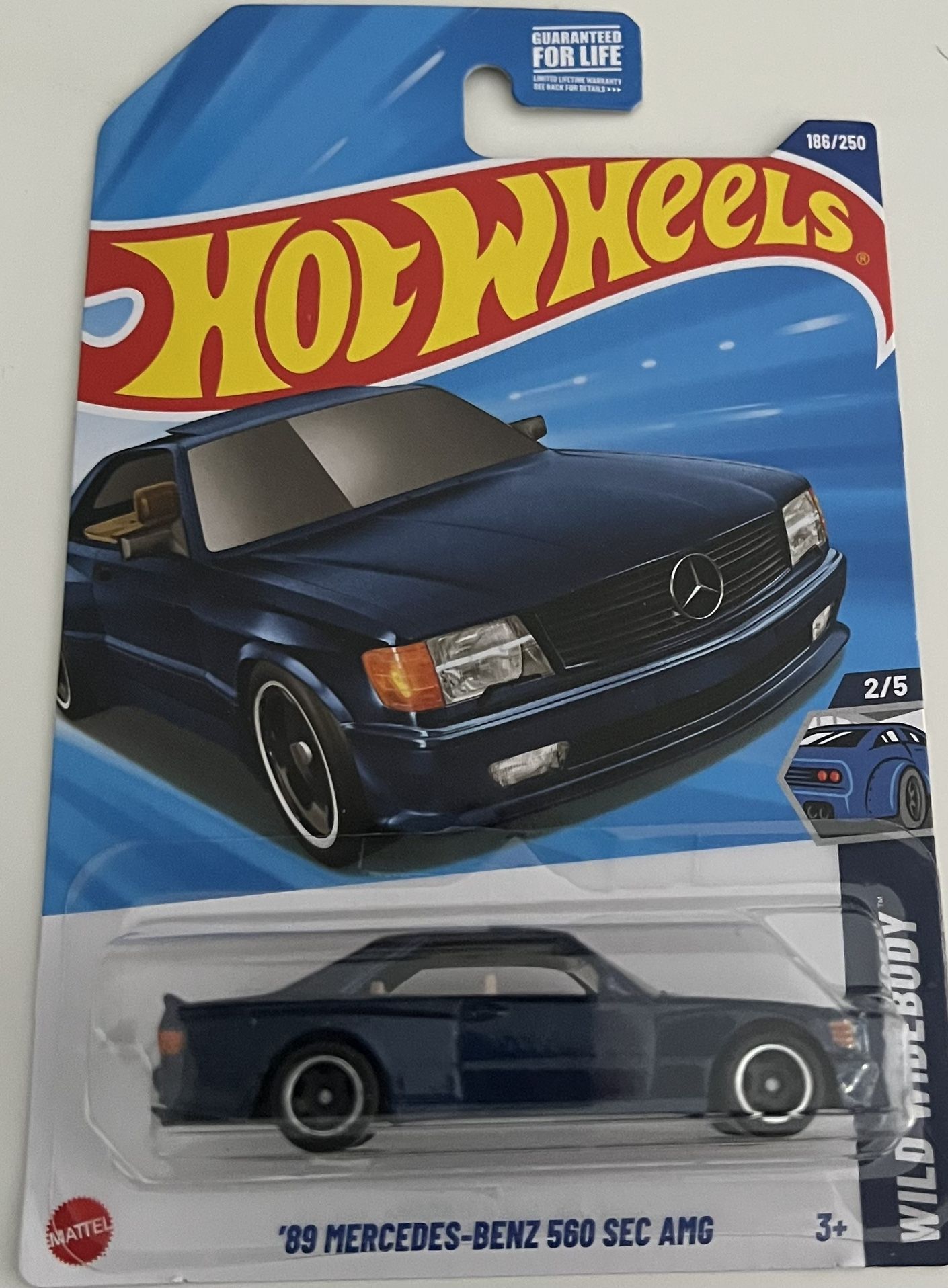 Hot Wheels 89 Mercedes-Benz 560 SEC AMG