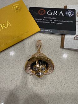 Iced out One Piece Pendant