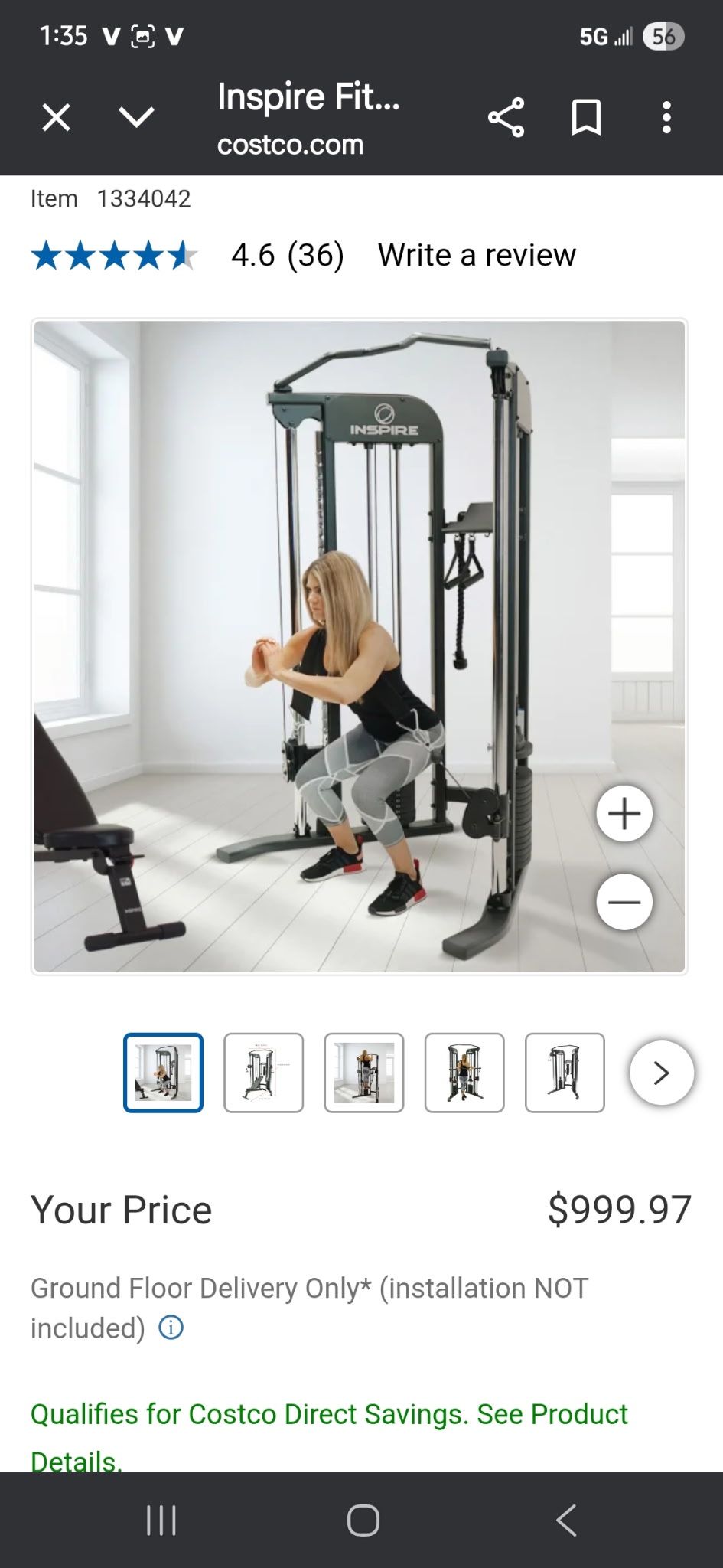 Inspire Fitness FTX Functional Trainer with Bench 550$ Pick up Phoenix 43rd ave and Indian School