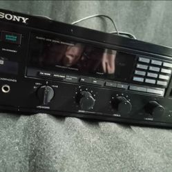 SONY AM FM STEREO RECEIVER 150watts TWIN DRIVE speaker Amplifier