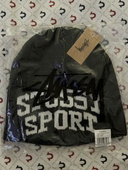 STUSSY SPORT JAQUARD SKULLCAP BLACK $40 OBO