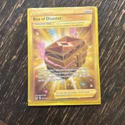Box Of Disaster Gold Card